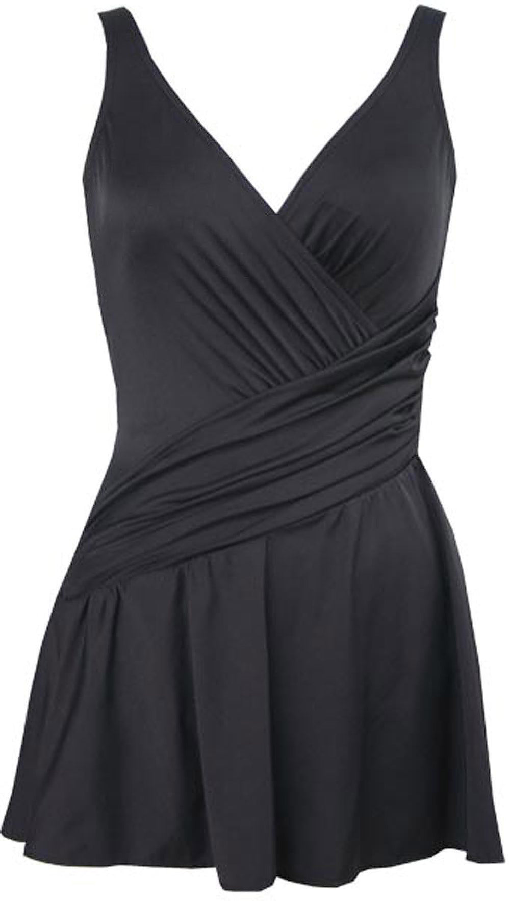 Aurora Swim Dress Black | Miraclesuit