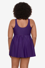 Plus Size Marais Swim Dress Mulberry | Miraclesuit
