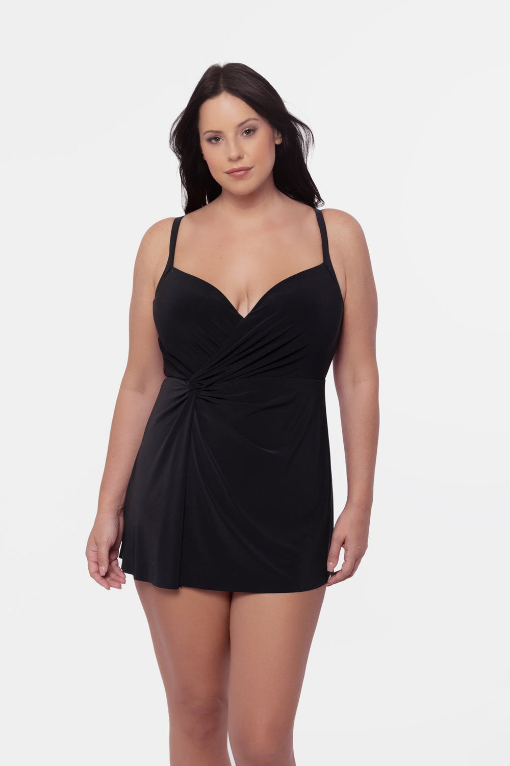 Plus Size Adora Swim Dress Mulberry | Miraclesuit