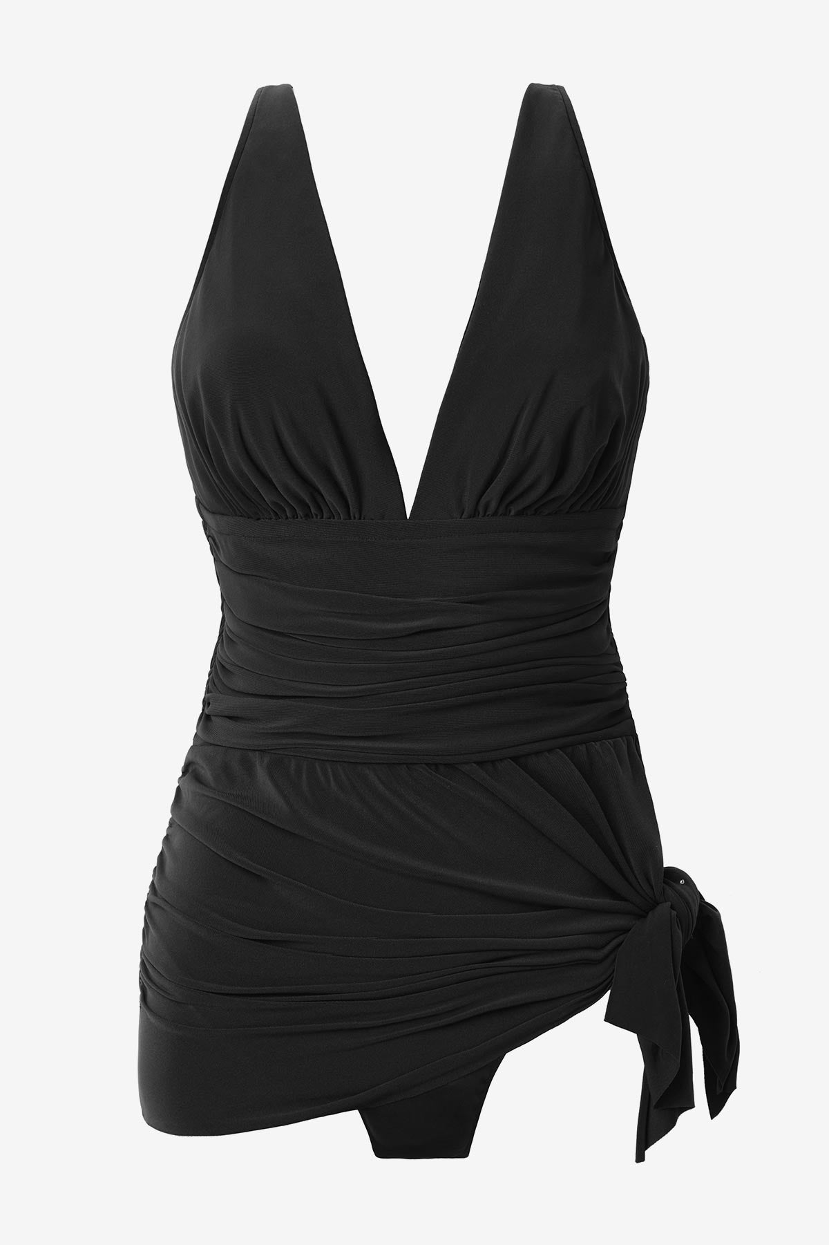 Plus Size Celine Swim Dress Black | Miraclesuit