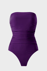 Avanti Bandeau One Piece Swimsuit Sangria | Miraclesuit