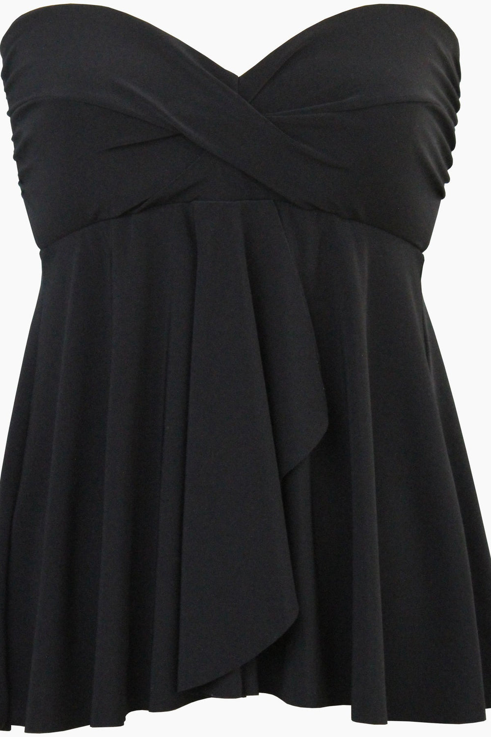 Rock Solid Cadiz Bandeau Tankini Black | Miraclesuit
