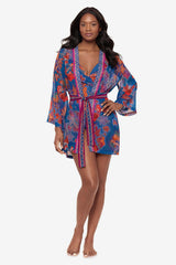 Kimono Cover Up in Decoupage Multi | Miraclesuit