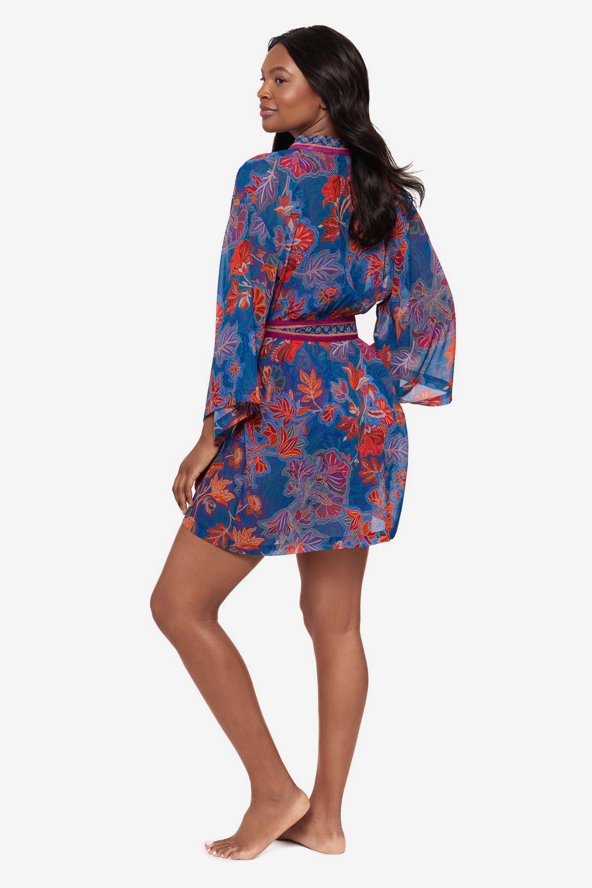 Kimono Cover Up in Decoupage Multi | Miraclesuit