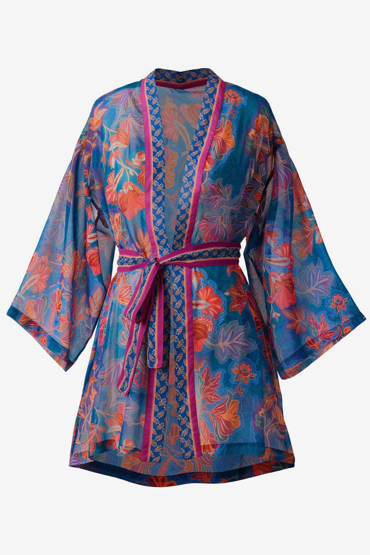 Kimono Cover Up in Decoupage Multi | Miraclesuit