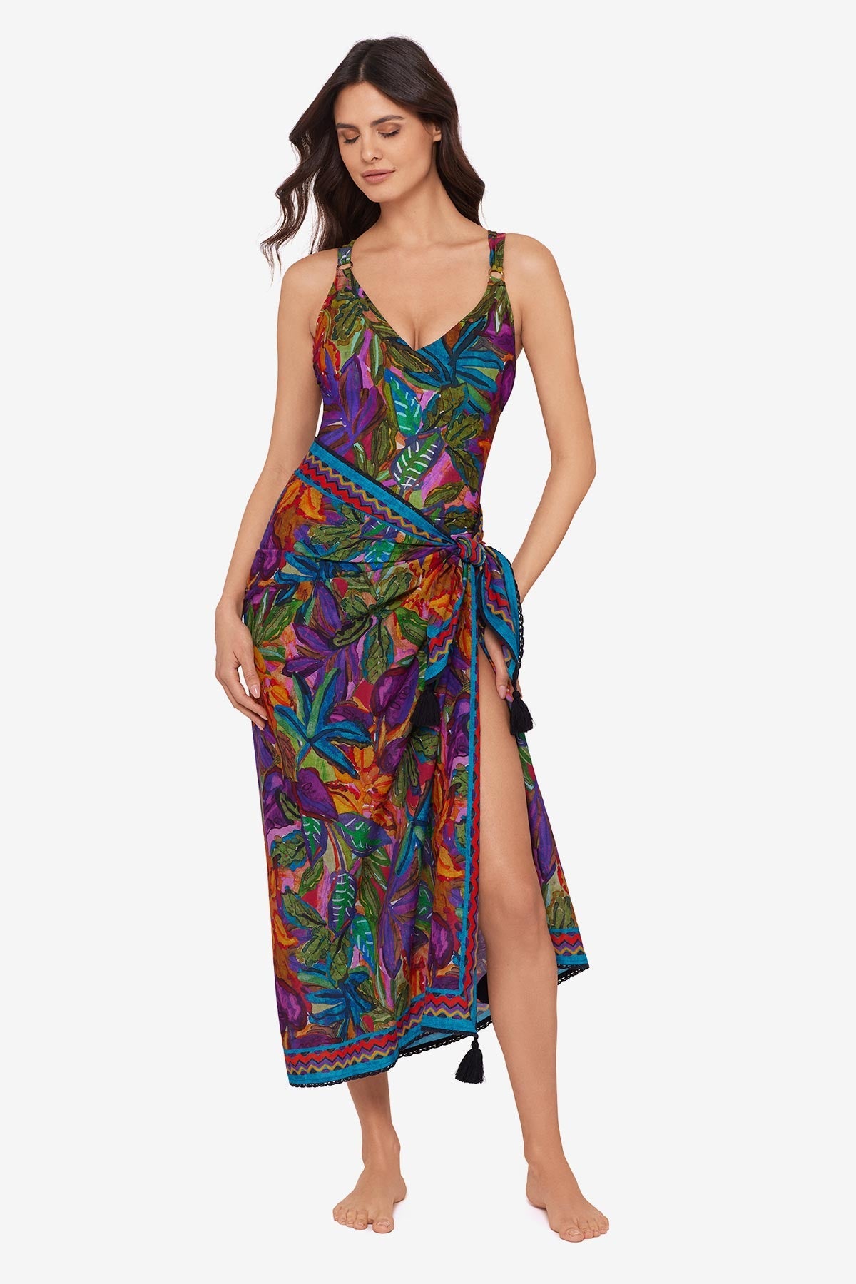 Magicsuit Cactus Flower Pareo Swimwear Cover U Multi | Miraclesuit
