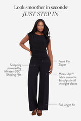 Mirasculpt Wide Leg Pant Black | Miraclesuit