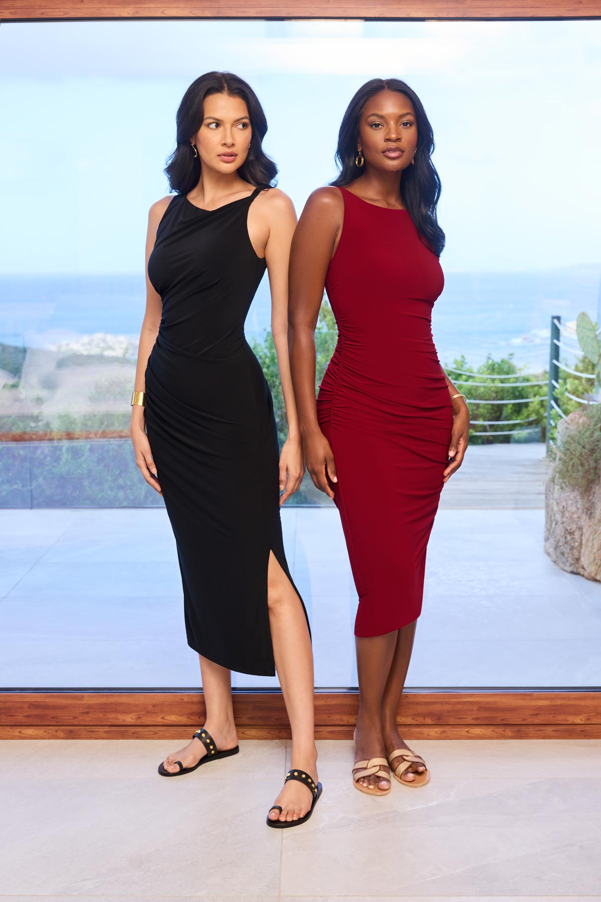 Body by Regi Shaping Dress in Black Black | Miraclesuit