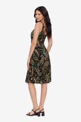 Body by Remi Fit & Flair Shaping Dress in Gypsi Black/Multi | Miraclesuit