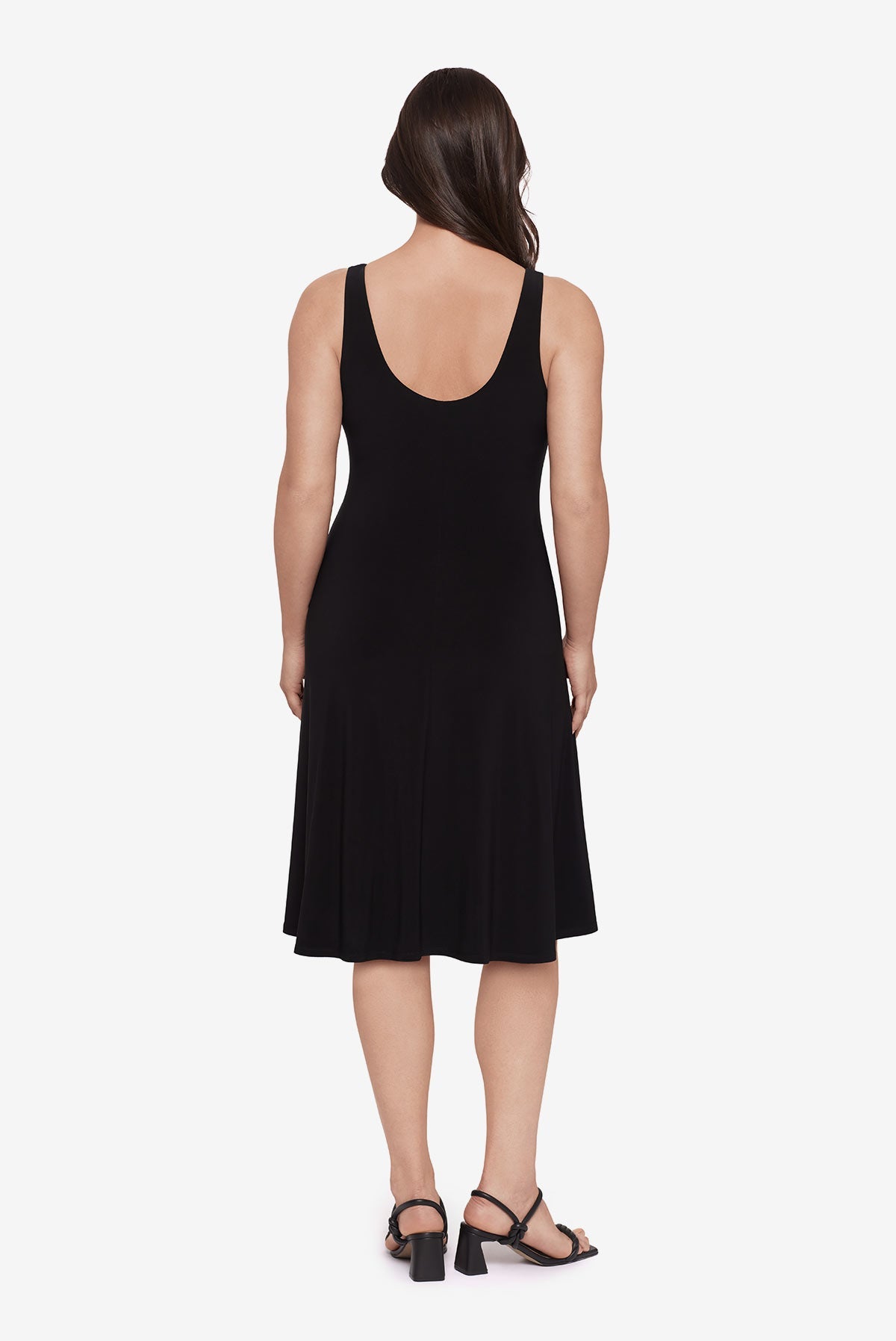 Body by Remi Fit & Flair Shaping Dress in Black Black | Miraclesuit