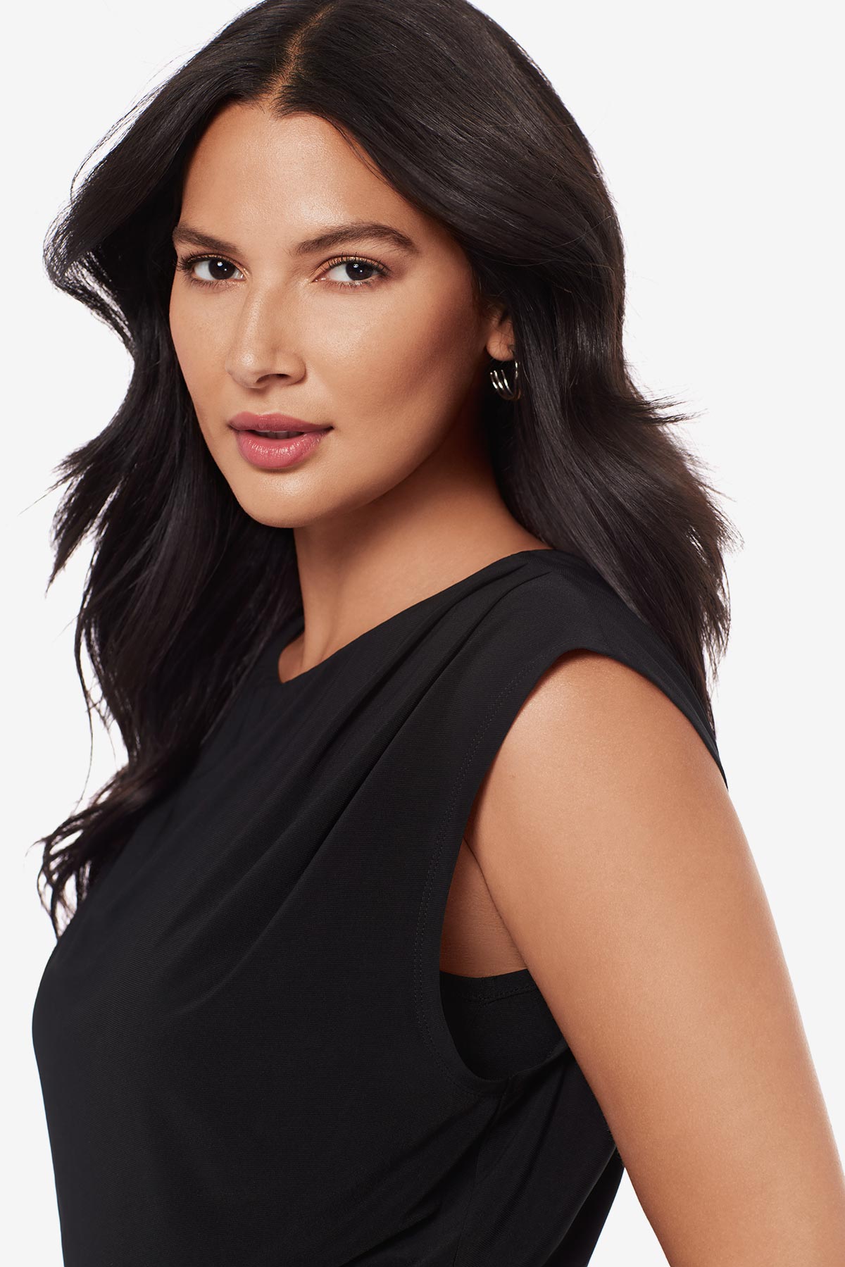 Tabi Blouson Top in Black Black | Miraclesuit