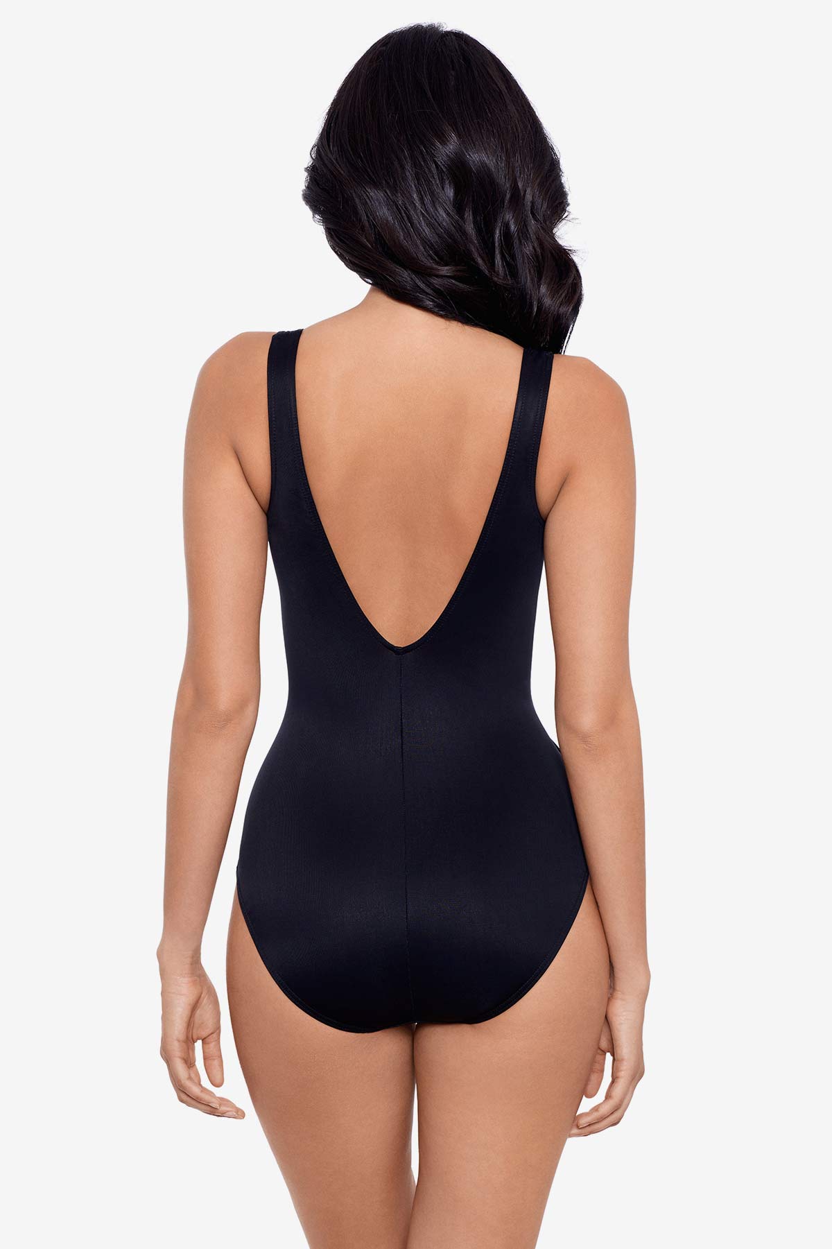 Illusionists Crossover One Piece Swimsuit Mulberry | Miraclesuit