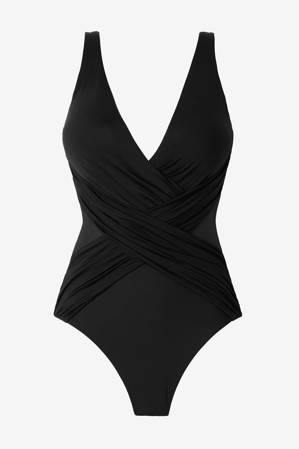 Illusionists Crossover One Piece Swimsuit Mulberry | Miraclesuit