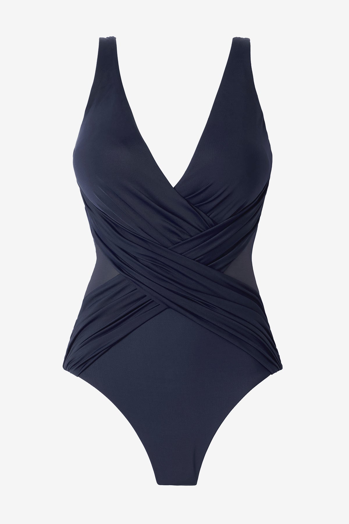 Illusionists Crossover One Piece Swimsuit Mulberry | Miraclesuit