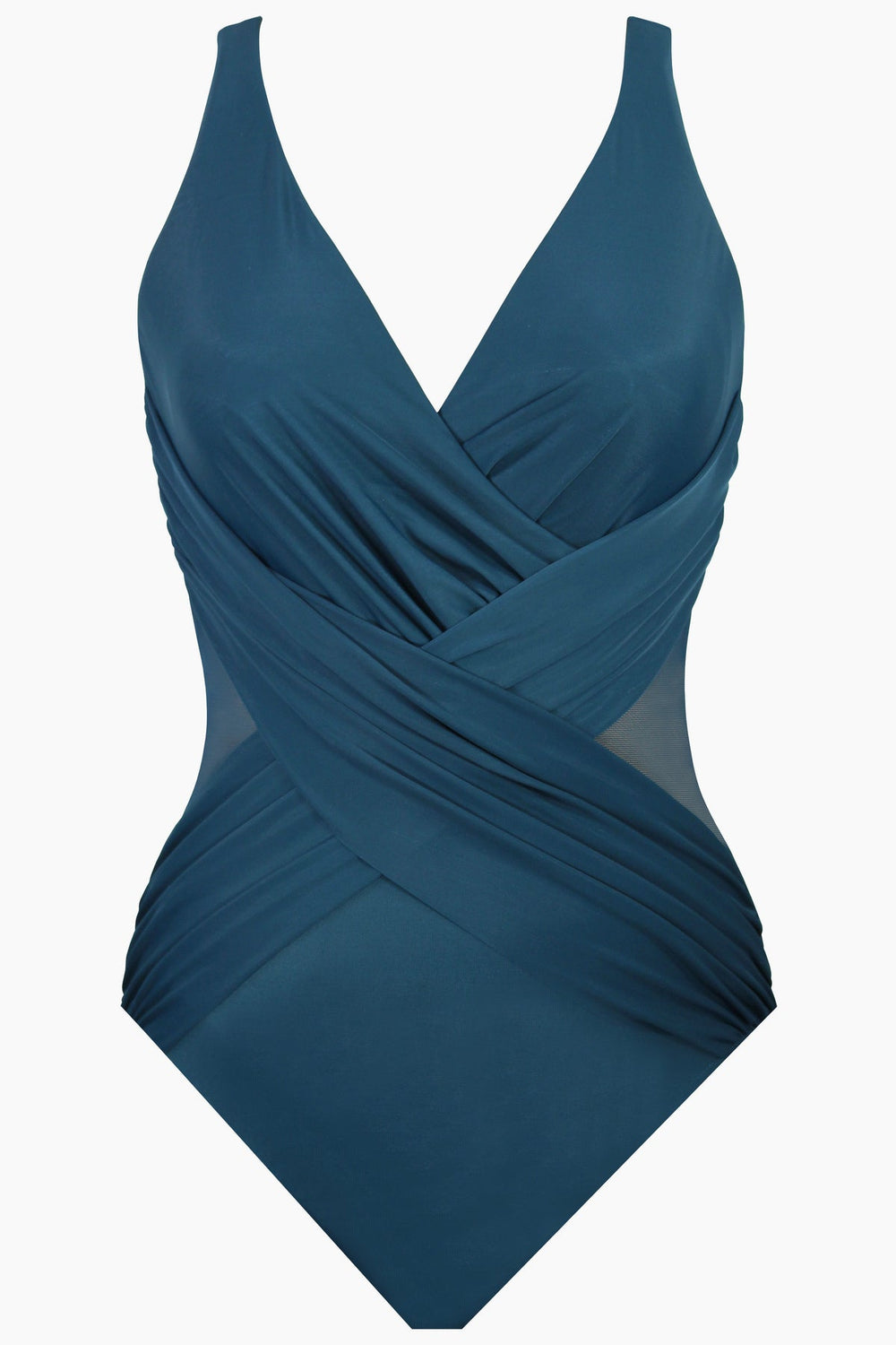 Illusionists Crossover One Piece Swimsuit Mulberry | Miraclesuit