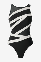 Spectra Somerpointe One Piece Swimsuit Black/White | Miraclesuit
