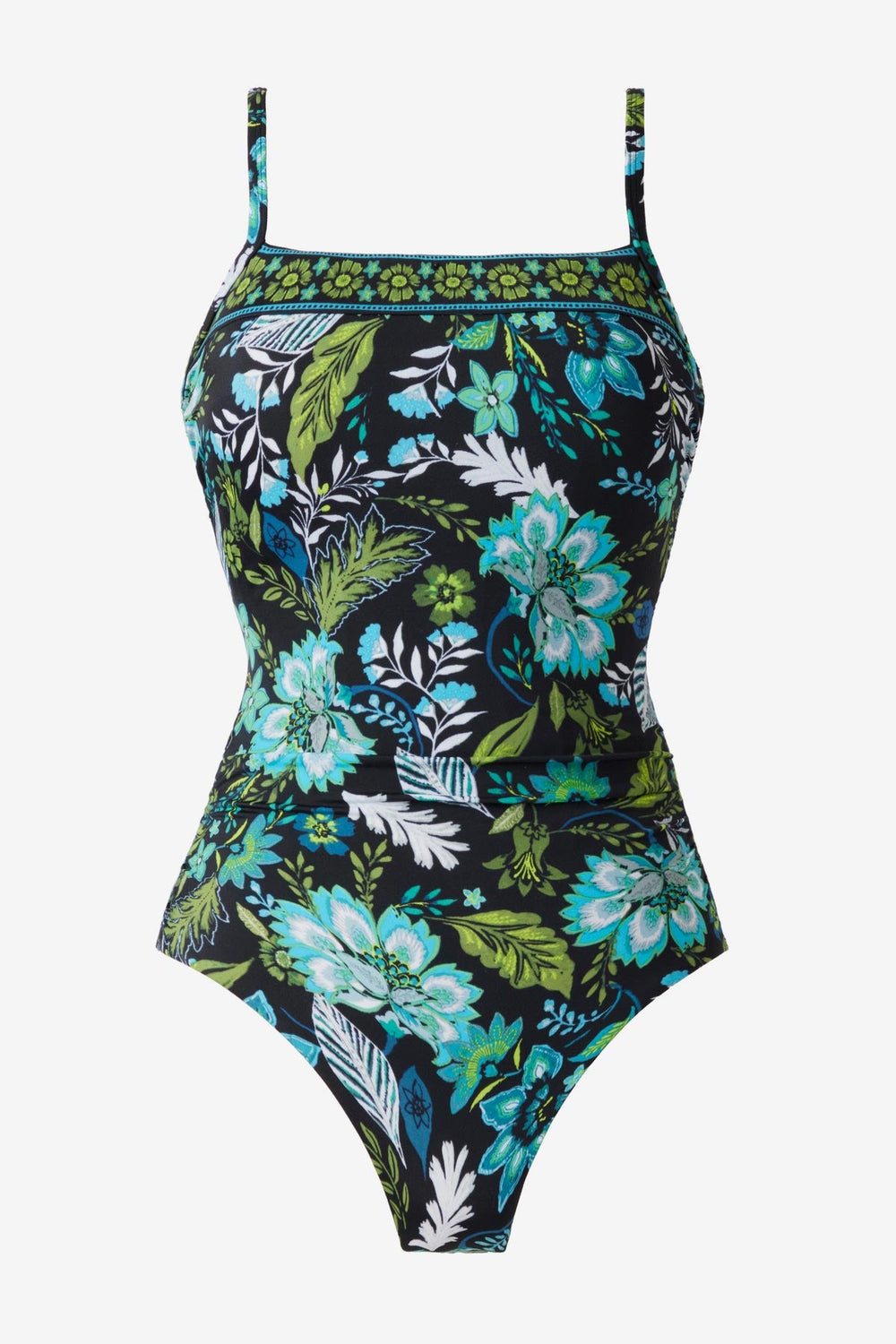 Kara One Piece in Florica Black/Multi | Miraclesuit