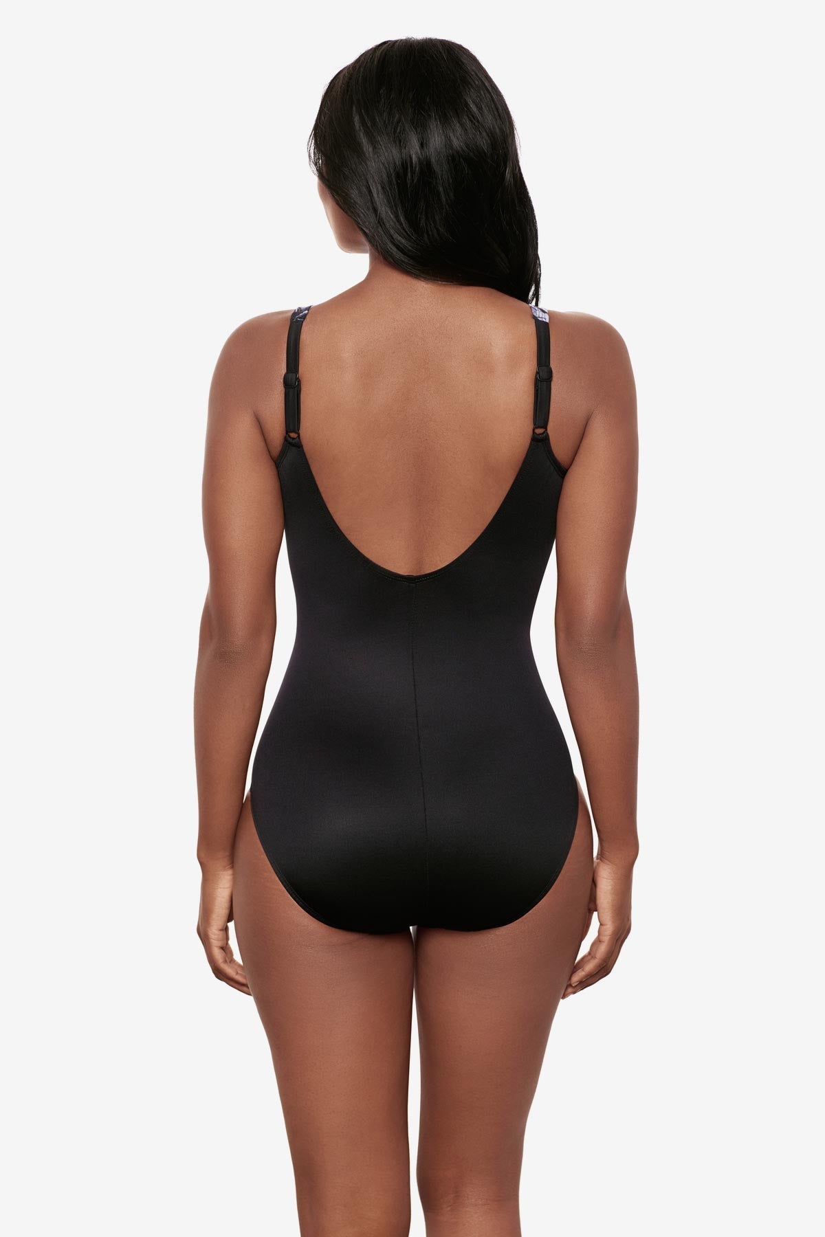 Oceanus One Piece in Fiore Di Luna Black/White | Miraclesuit