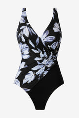 Oceanus One Piece in Fiore Di Luna Black/White | Miraclesuit