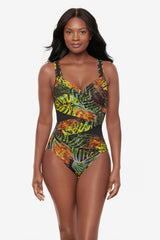 Madero One Piece in Sunset Islet Black/Multi | Miraclesuit
