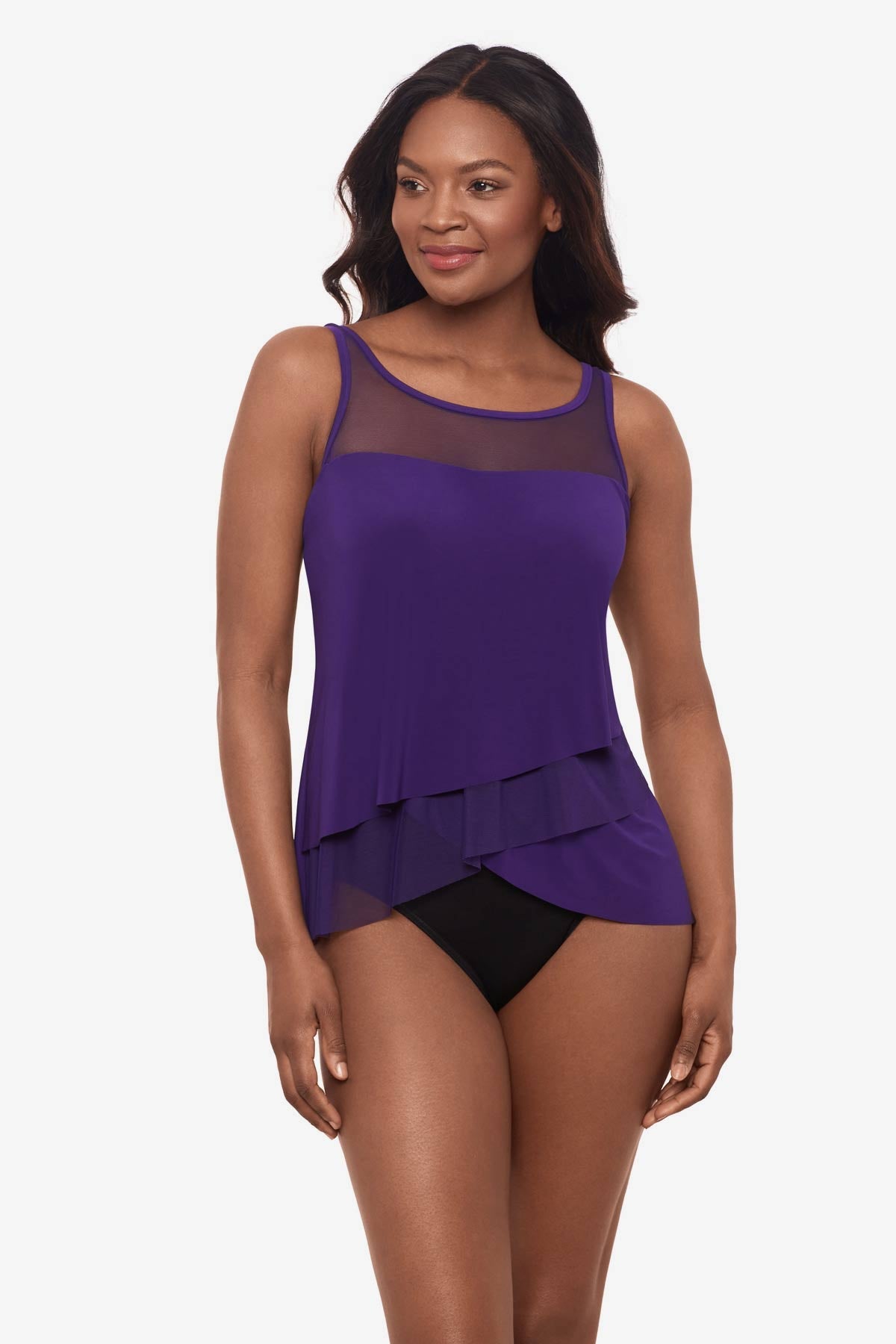 Illusionists Mirage Tankini Top Mulberry | Miraclesuit
