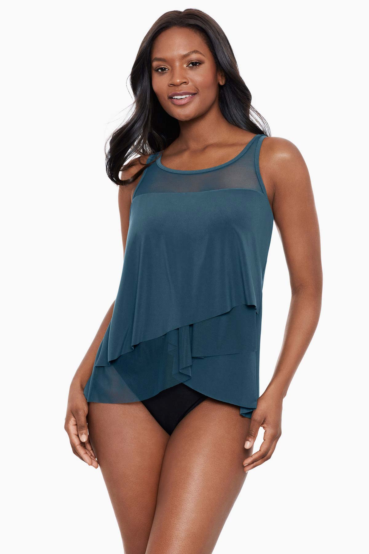 Illusionists Mirage Tankini Top Mulberry | Miraclesuit