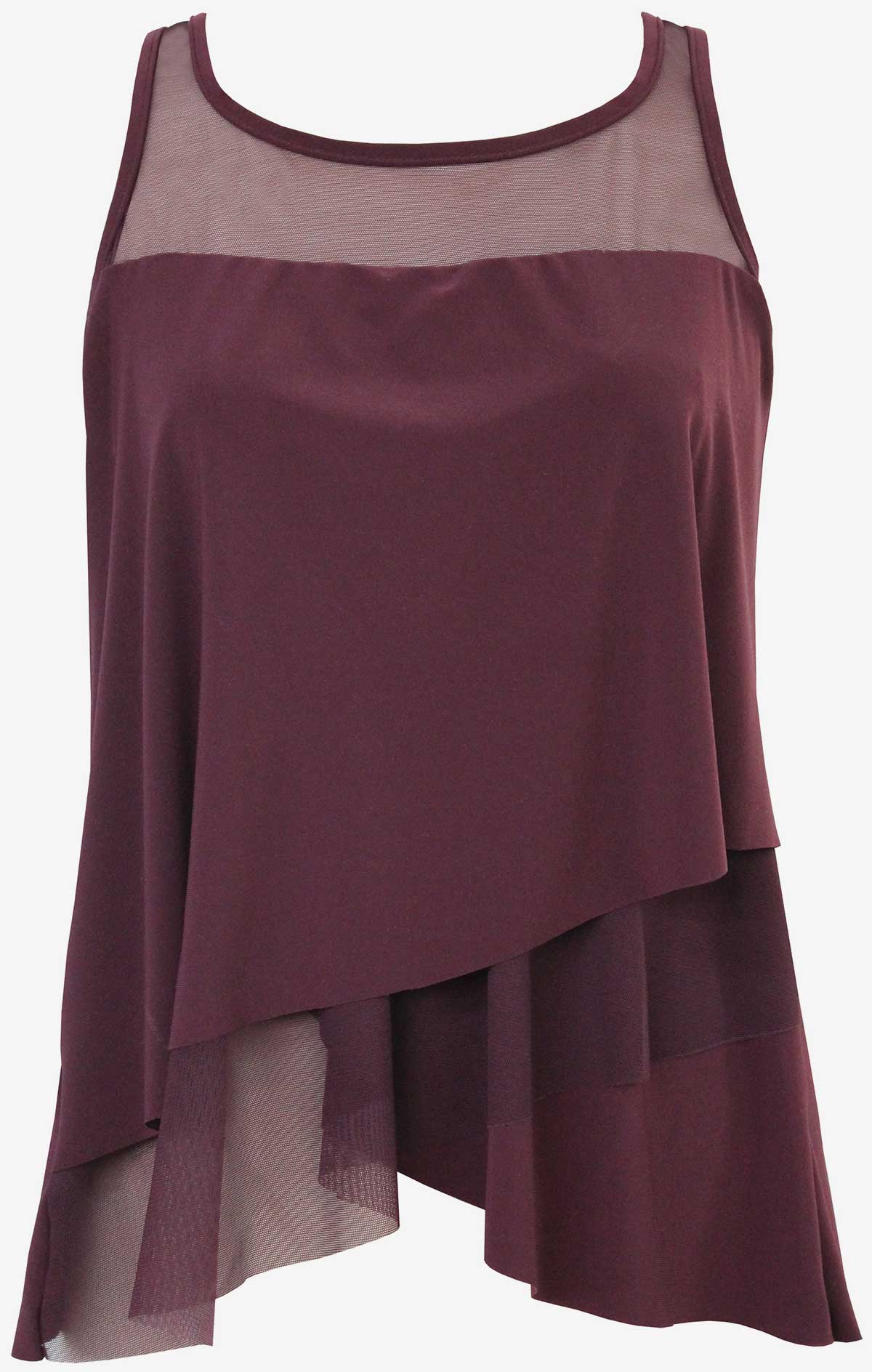 Illusionists Mirage Tankini Top Mulberry | Miraclesuit