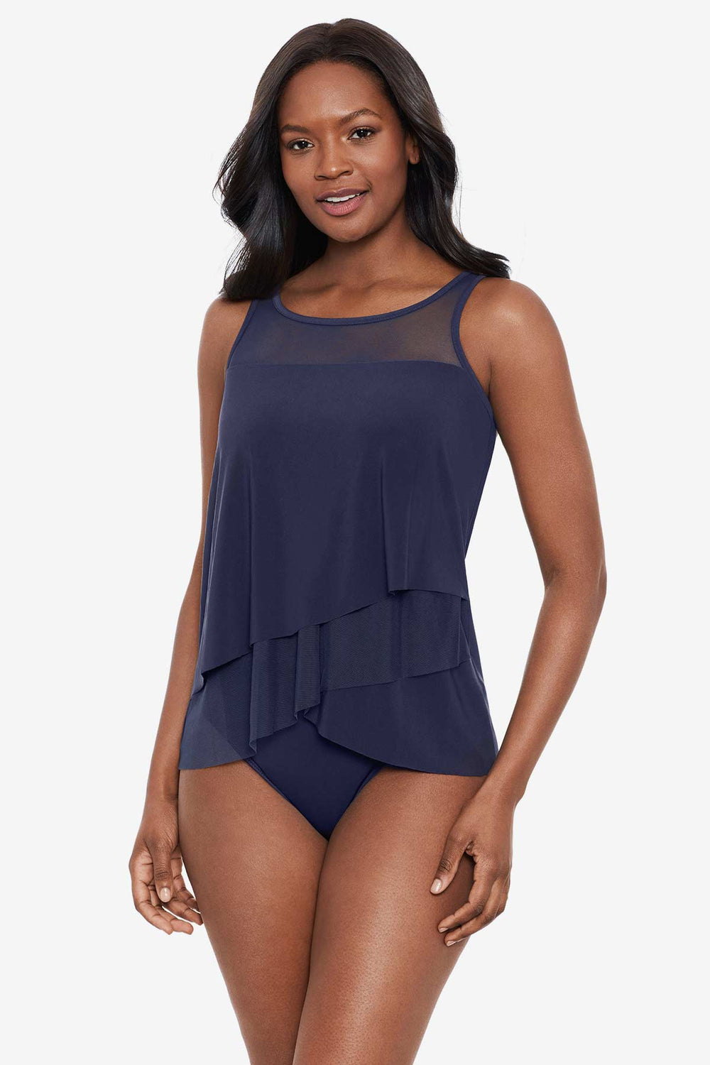 Illusionists Mirage Tankini Top Mulberry | Miraclesuit