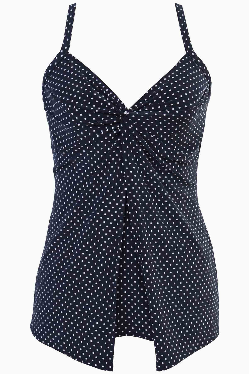 Pin Point Love Knot Tankini Midnight | Miraclesuit