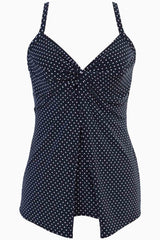 Pin Point Love Knot Tankini Midnight | Miraclesuit