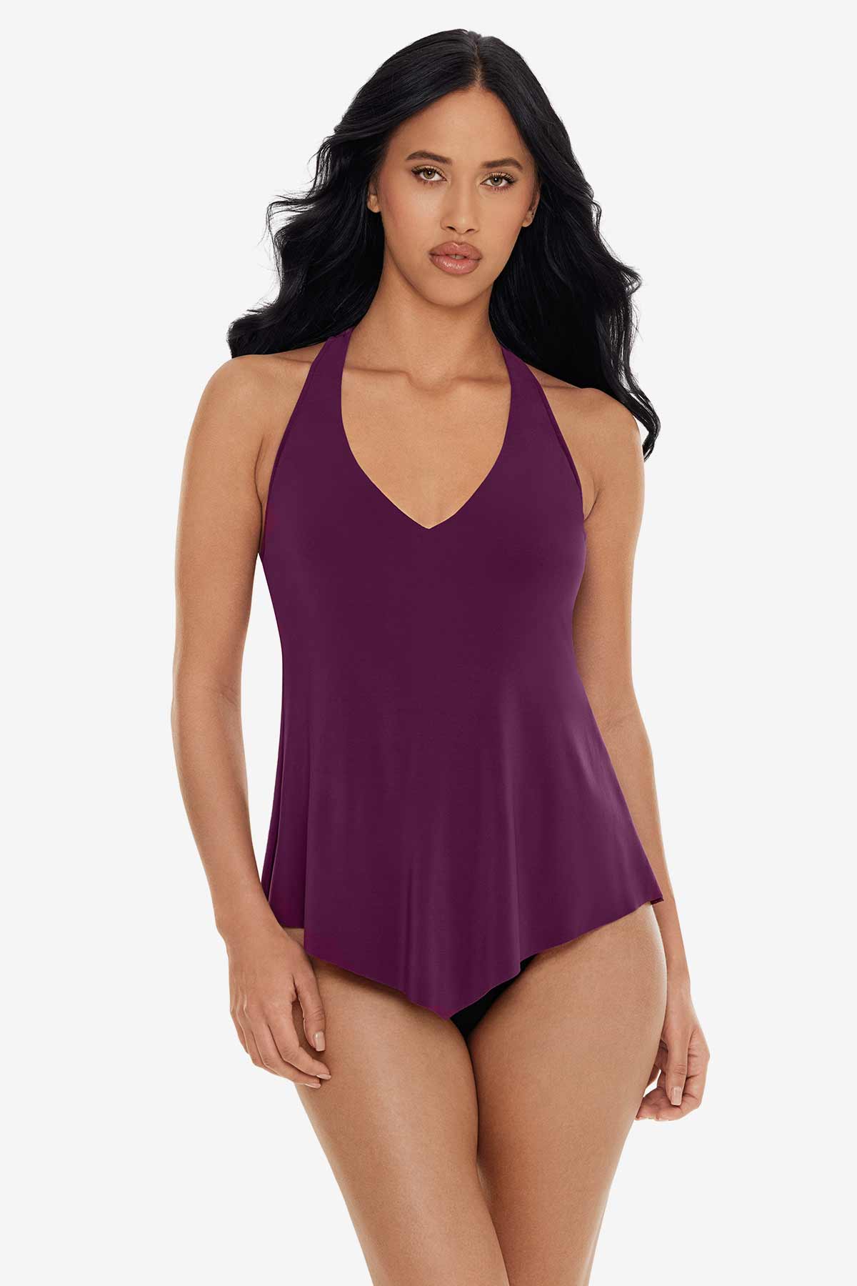 Taylor Tankini Top Merlot | Miraclesuit