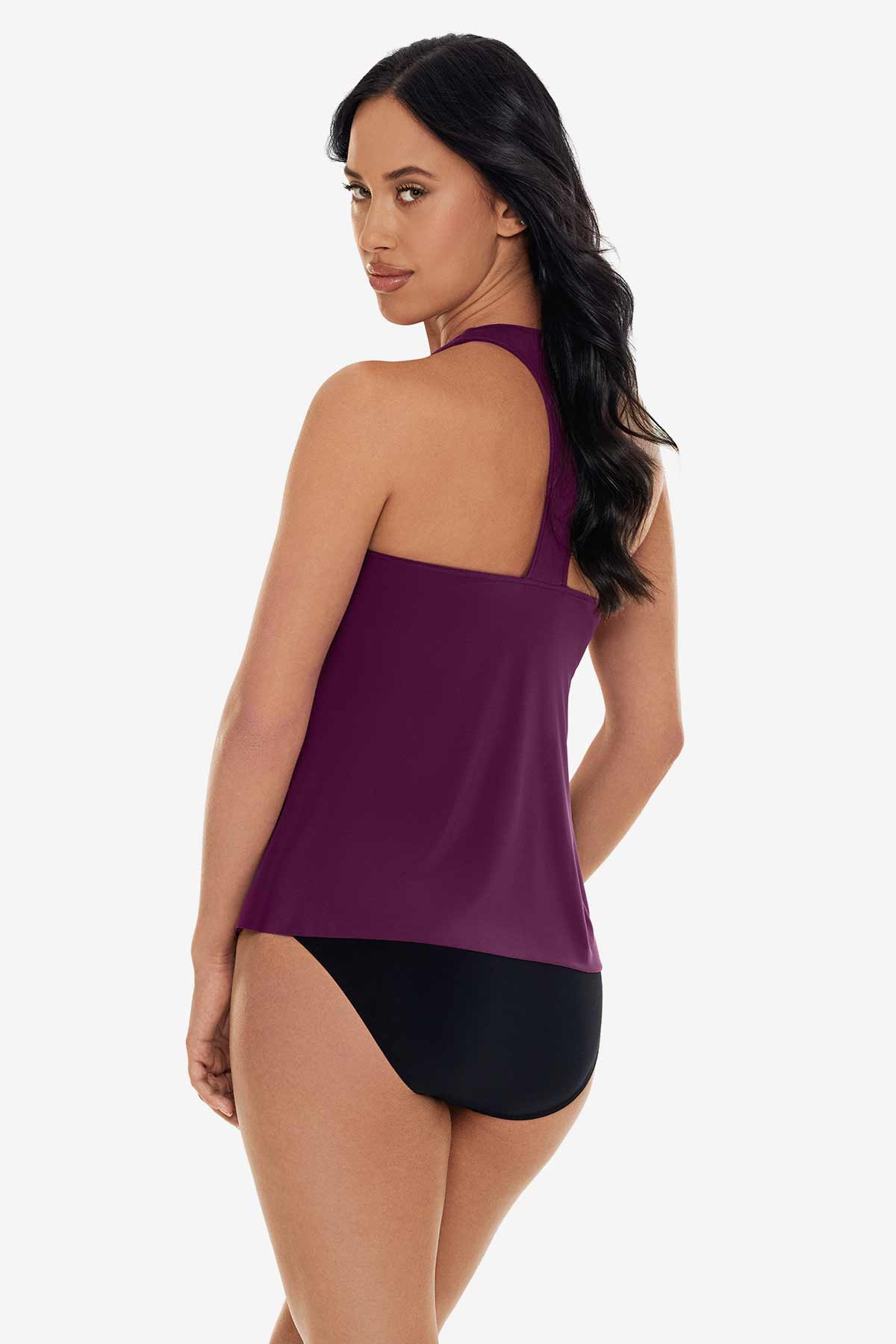 Taylor Tankini Top Merlot | Miraclesuit