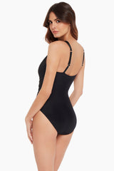 Magicsuit Moto Chic Daryl One Piece Swimsuit Black | Miraclesuit