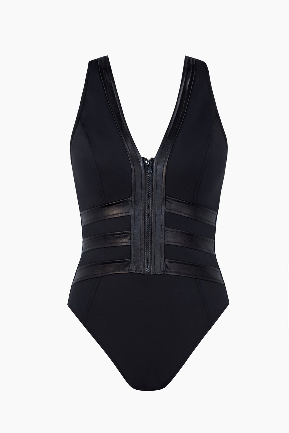 Magicsuit Moto Chic Sean One Piece Swimsuit Black | Miraclesuit