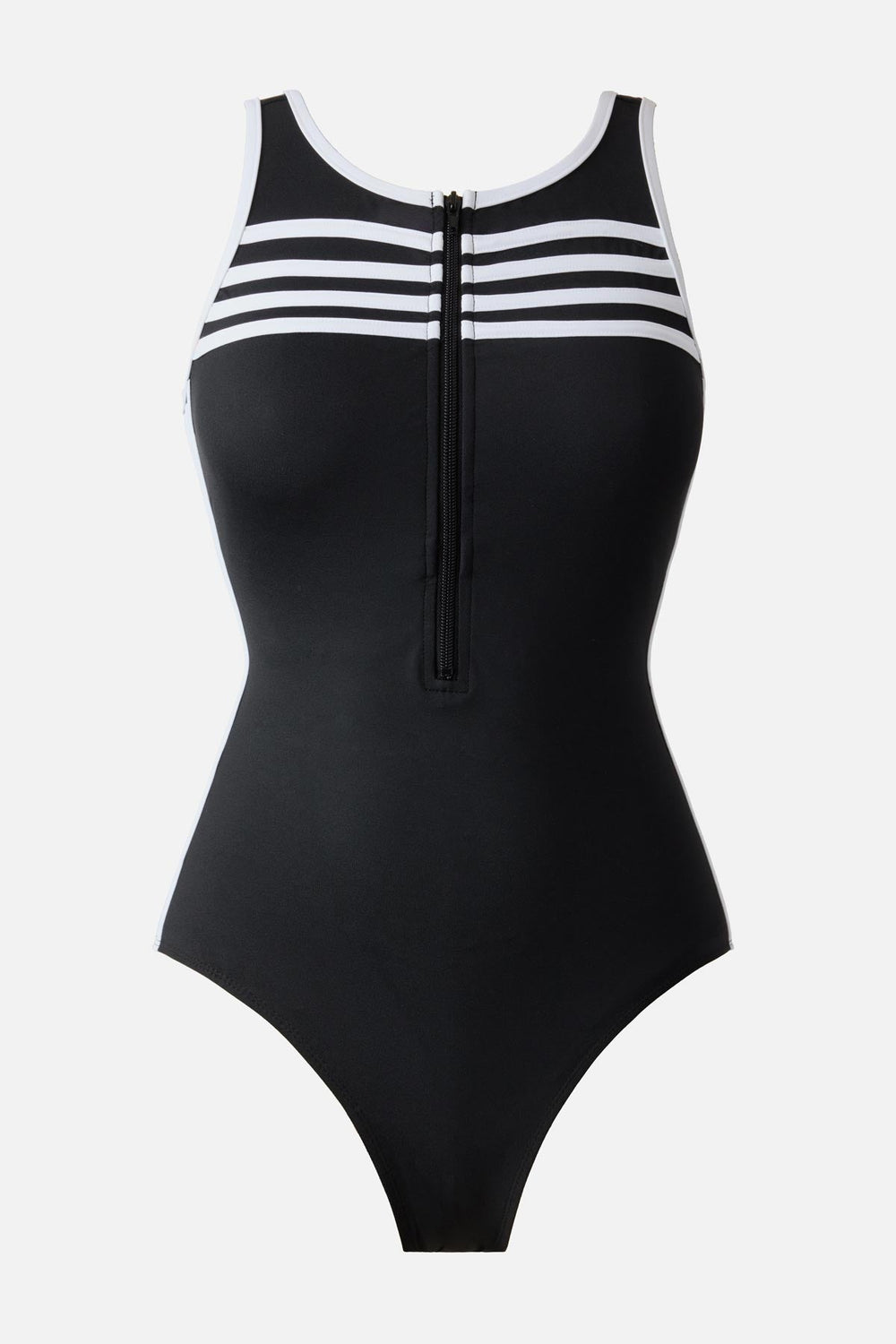 Speed One Piece in Liquid Sculpt Black/White | Miraclesuit