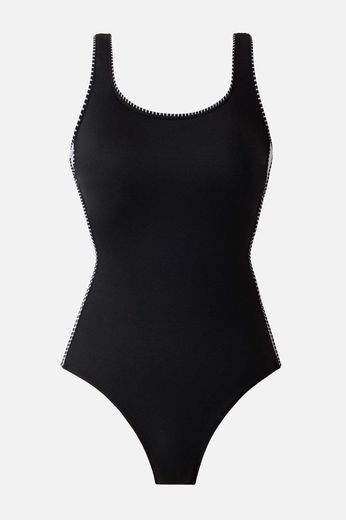 Reflex One Piece in Liquid Sculpt Black/White | Miraclesuit