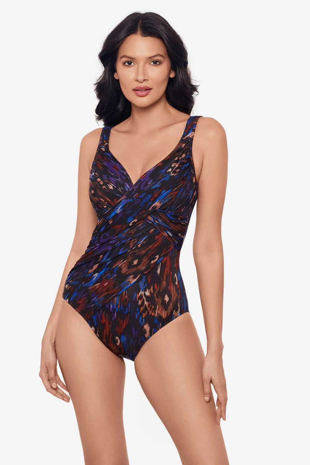 Tapiz Revele One Piece Swimsuit Black/Multi | Miraclesuit