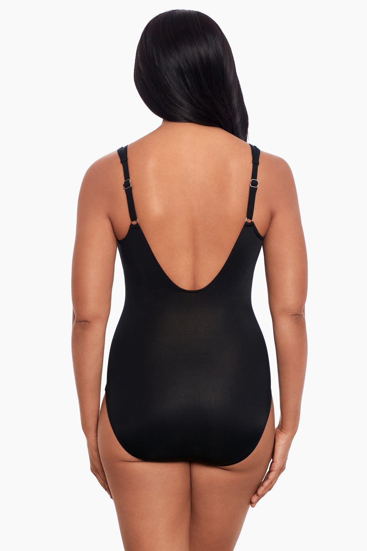 Sub Rosa Sanibel One Piece Swimsuit Black/White | Miraclesuit