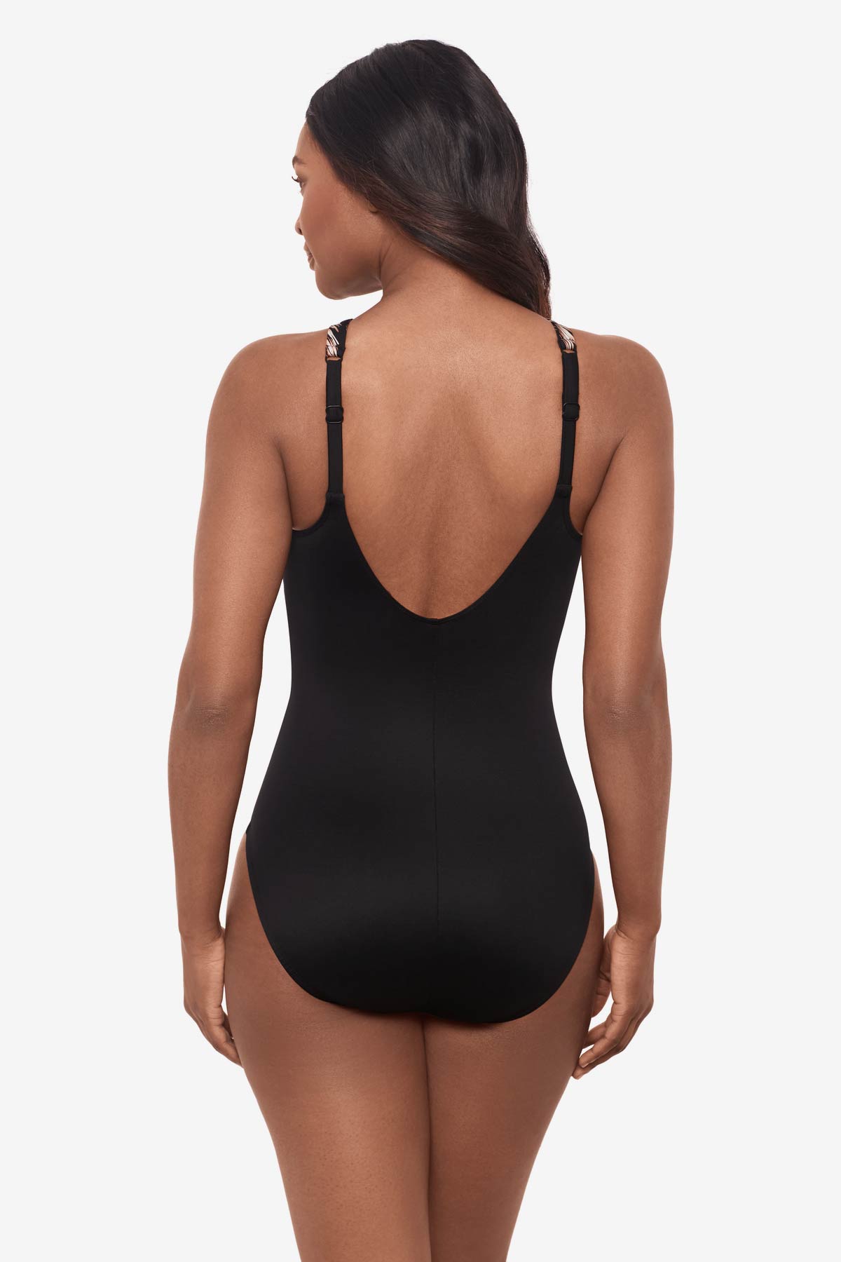 Topkapi Aphrodite One Piece Swimsuit Black/Multi | Miraclesuit