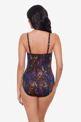 Tapiz Mariposa One Piece Swimsuit Black/Multi | Miraclesuit