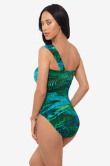 Magicsuit Margarita Goddess One Piece Swimsuit Blue/Multi | Miraclesuit