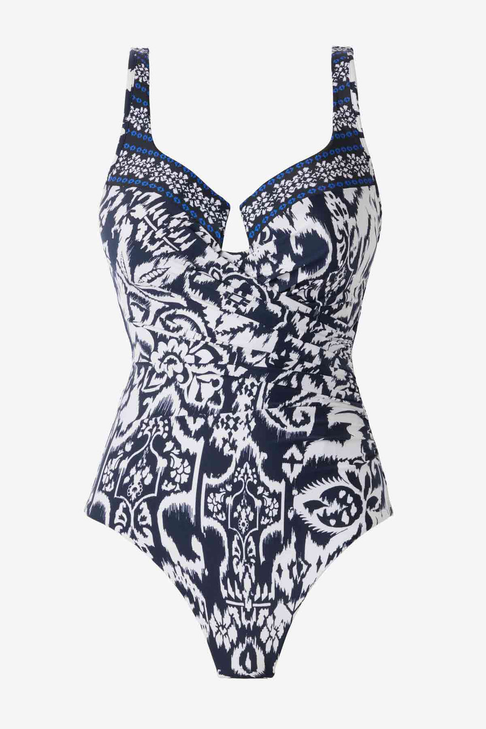 Talavera Escape One Piece Swimsuit Midnight/White | Miraclesuit