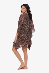 Topkapi Caftan Swim Cover Up Black/Multi | Miraclesuit