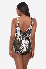 Elle Dorado Escape One Piece Swimsuit Black/Multi | Miraclesuit