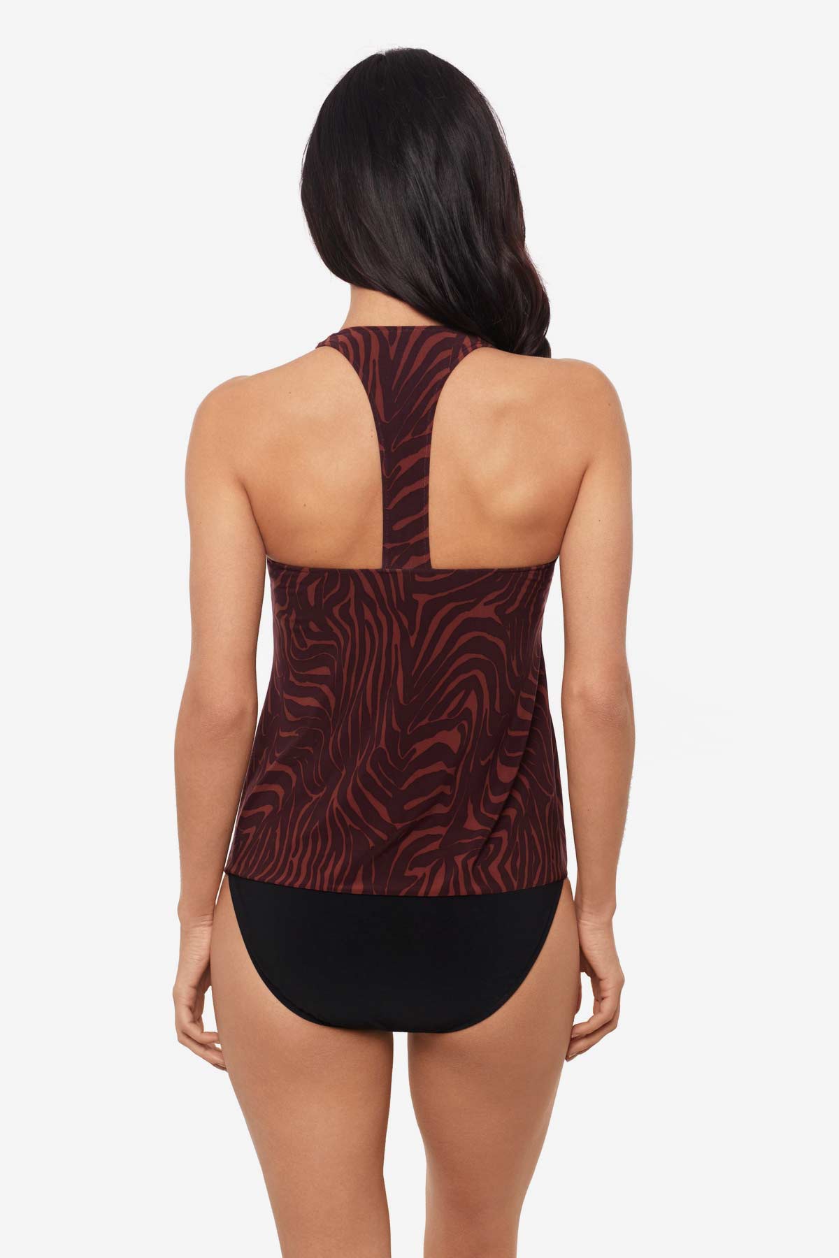 Magicsuit Zabra Taylor Tankini Top Brown/Multi | Miraclesuit