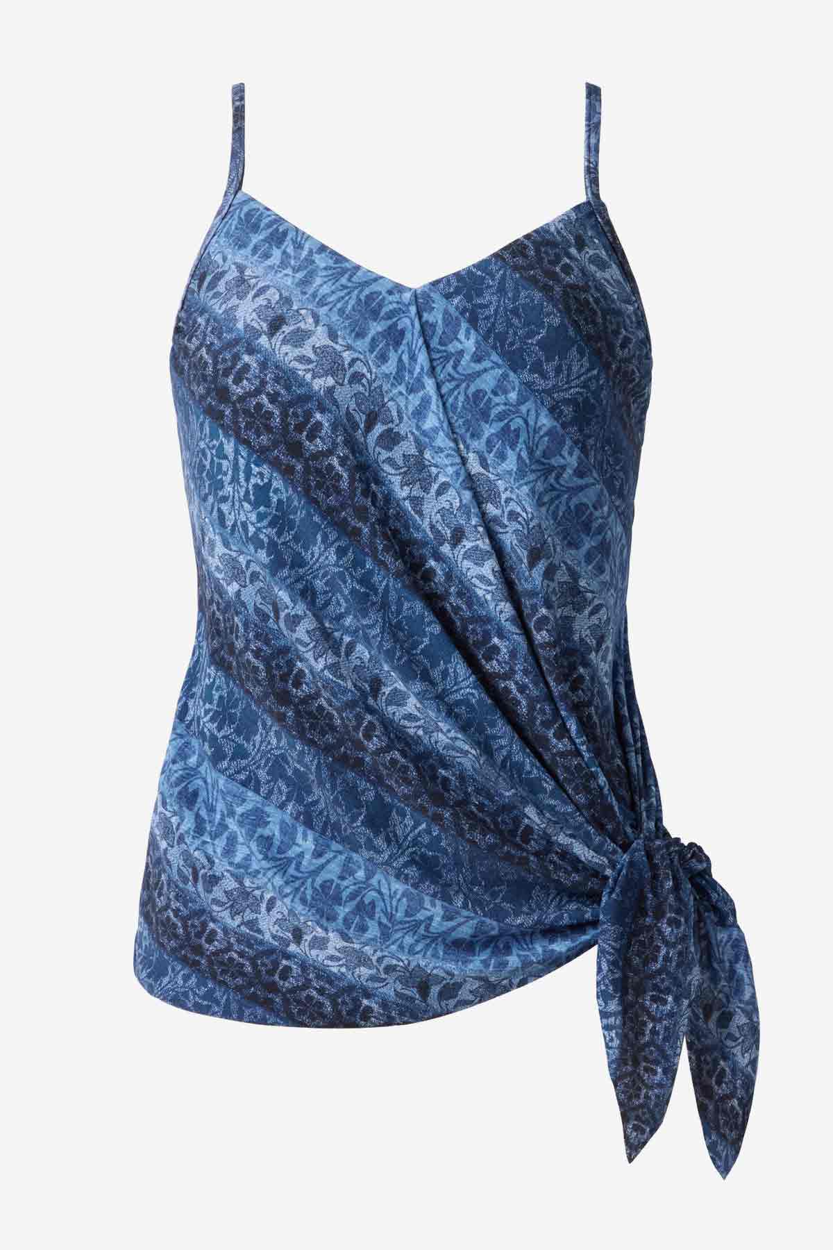 Magicsuit Via Roma Alex Top Blue/Multi | Miraclesuit