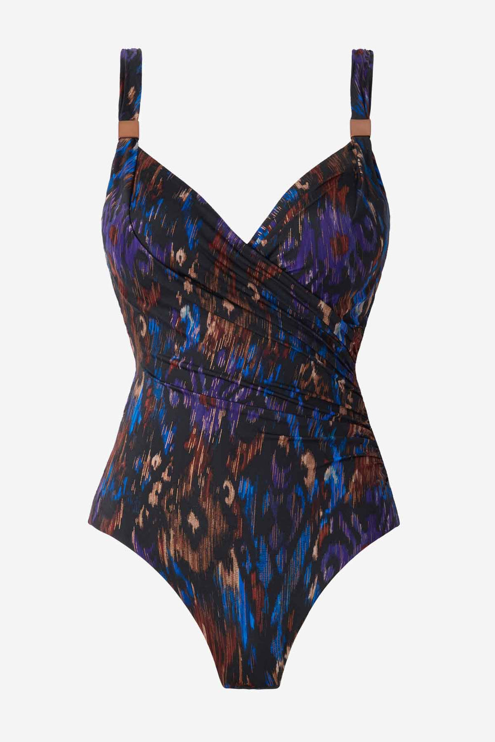 Tapiz Siren One Piece Swimsuit DD-Cup Black/Multi | Miraclesuit