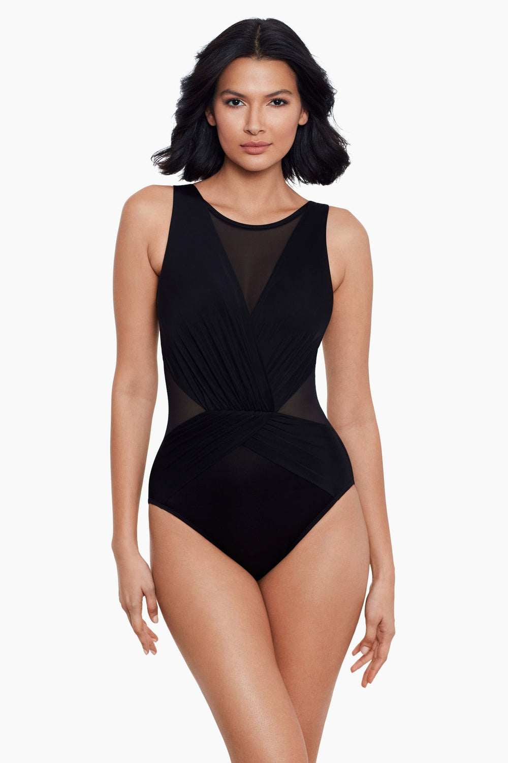 Illusionisis Palma One Piece Swimsuit DD-Cup Midnight | Miraclesuit