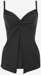 Plus Size Love Knot Tankini Black | Miraclesuit