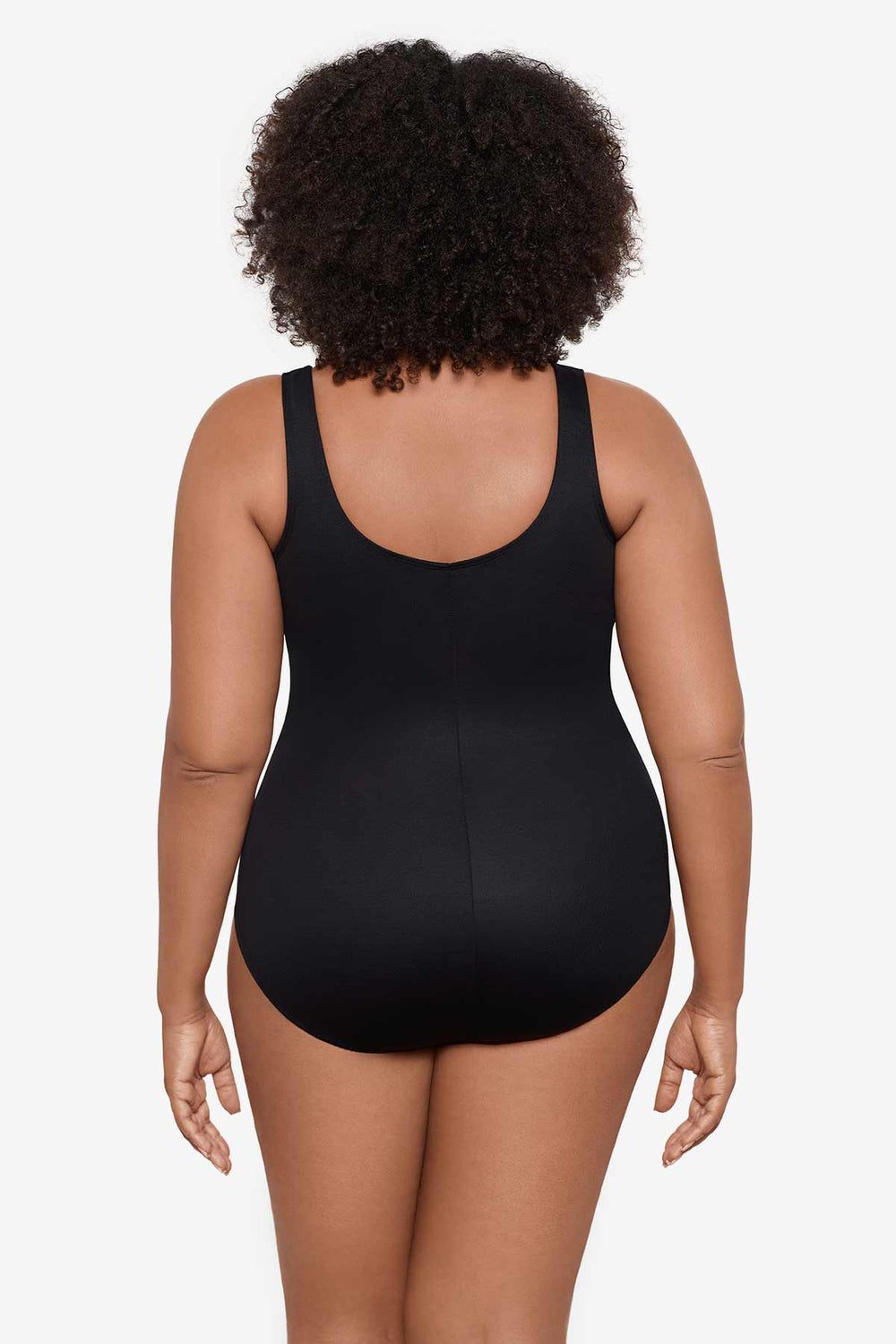 Plus Size Flor De Mare Oceanus One Piece Swimsuit Black/Multi | Miraclesuit